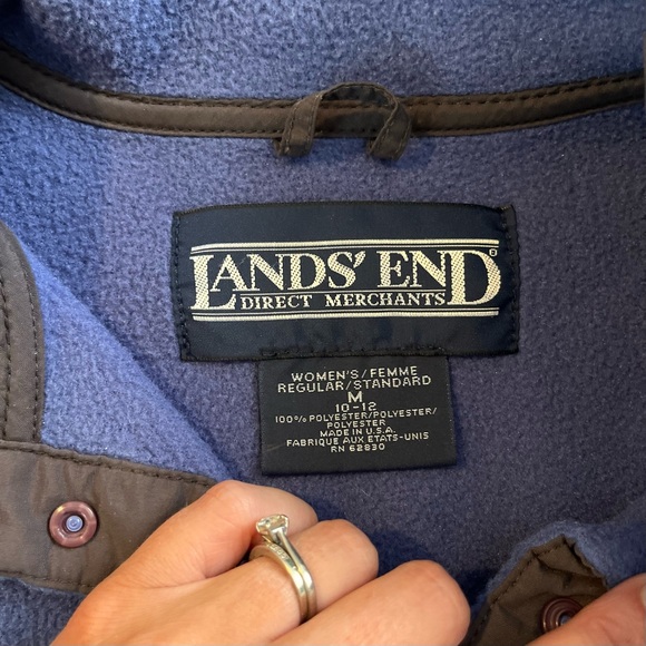 Lands’ End fleece pullover - Picture 3 of 4